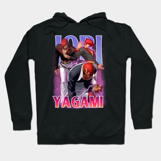 Bootleg Anime One Piece Iori Yagami Hoodie by clvndesign